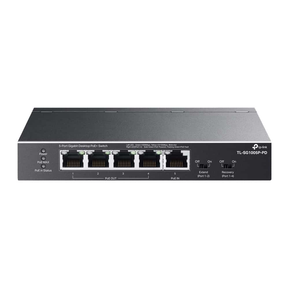 Switch TP-LINK TL-SG1005P-PD (OUTLET)
