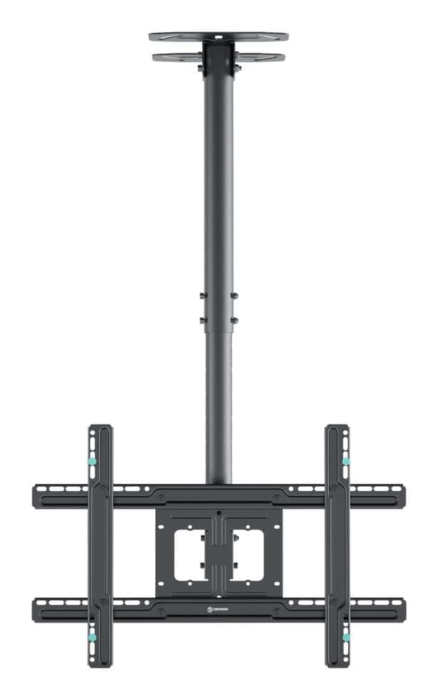 ONKRON N2L-B Uchwyt sufitowy obrotowo-pochylny do ekranu 32"-80" maks 68 kg czarny
