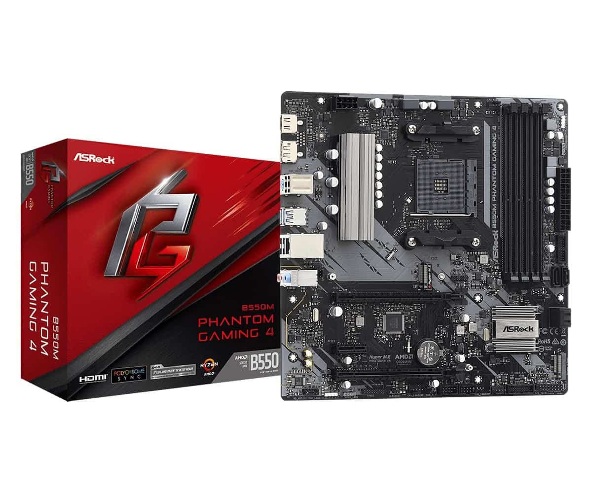 Płyta główna Asrock B550M PHANTOM GAMING 4 (OUTLET)