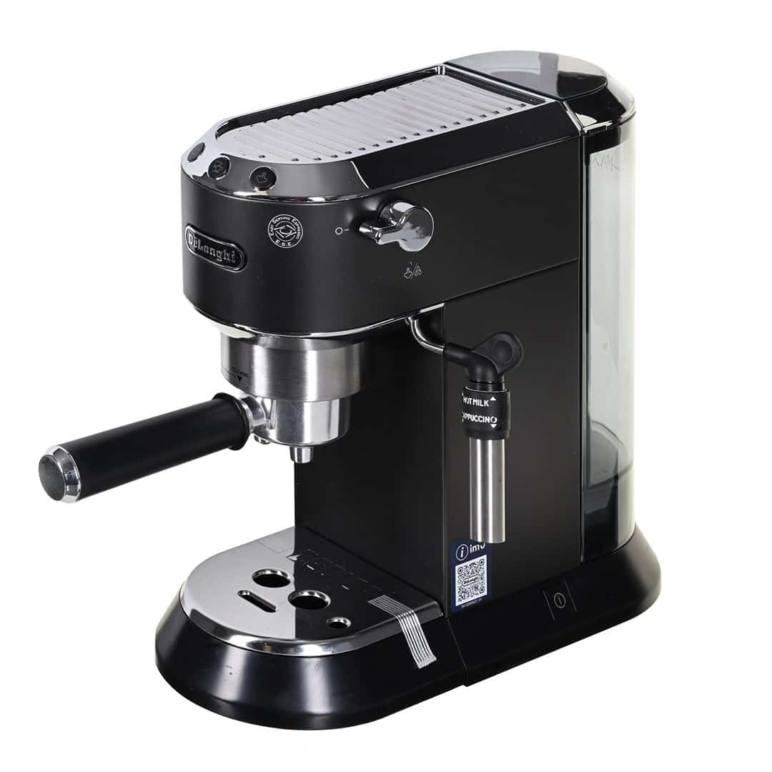 Ekspres ciśnieniowy DeLonghi Dedica Style EC 685.BK (1350W; kolor czarny) (OUTLET)