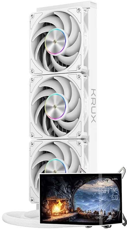 Chłodzenie wodne Krux HydroArc 360 White