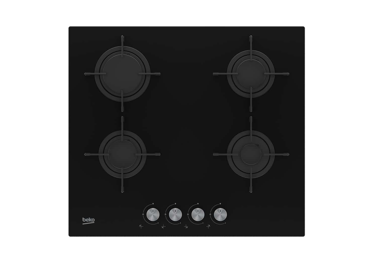 Płyta gazowa Beko HILG64220S (4 pola grzejne; kolor czarny) (OUTLET)