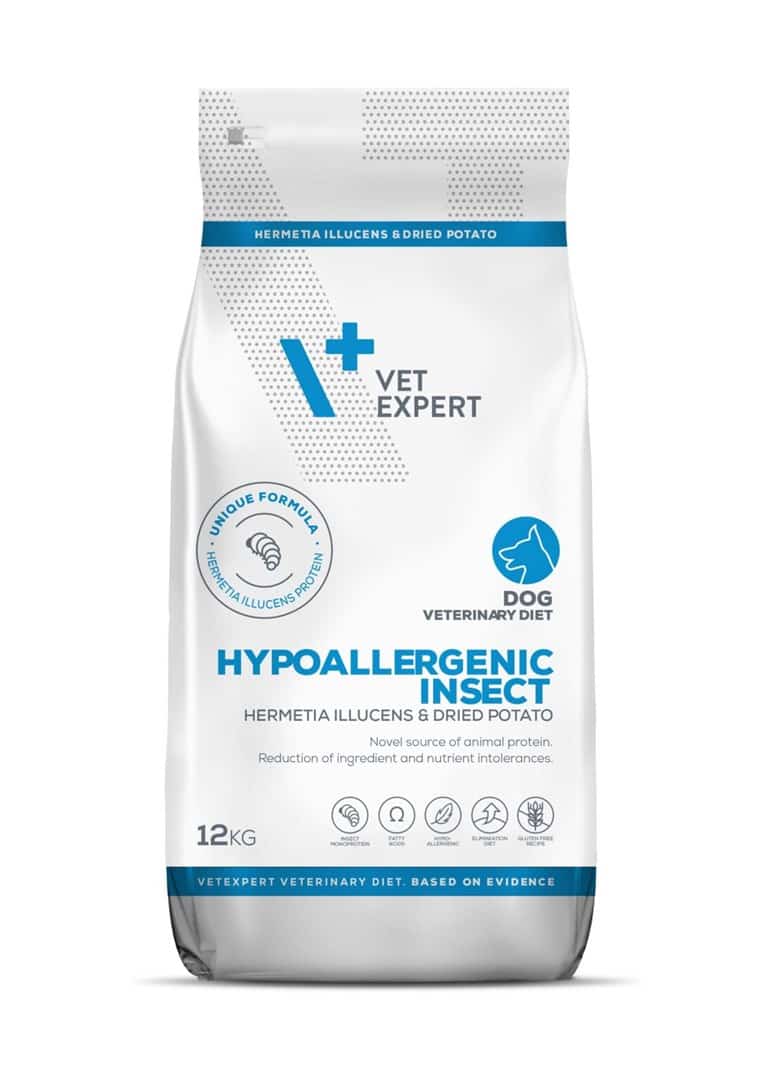 VetExpert Veterinary Diet Hypoallergenic Insect dog 12kg (WYPRZEDAŻ)