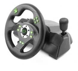 Kierownica Esperanza Drift EGW101 (PC, PS3; kolor czarny) (WYPRZEDAŻ)