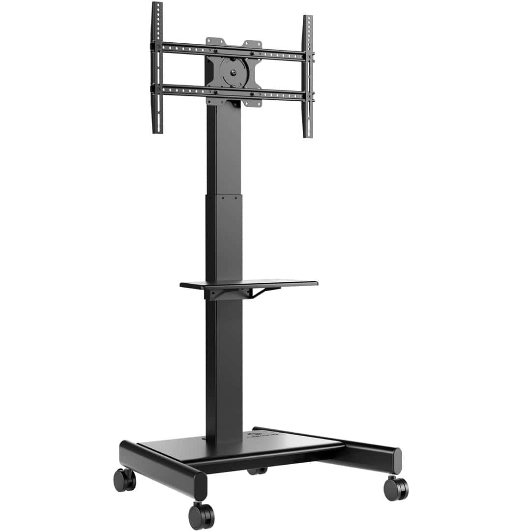 ONKRON TS1552E Mobilny stojak obrotowo-nachylny do ekranu 43"-75" maks 70 kg czarny