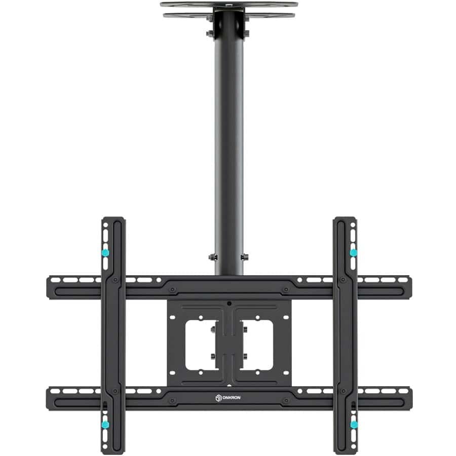 ONKRON N1L-B Uchwyt sufitowy obrotowo-pochylny do ekranu 32"-80" maks 68 kg czarny