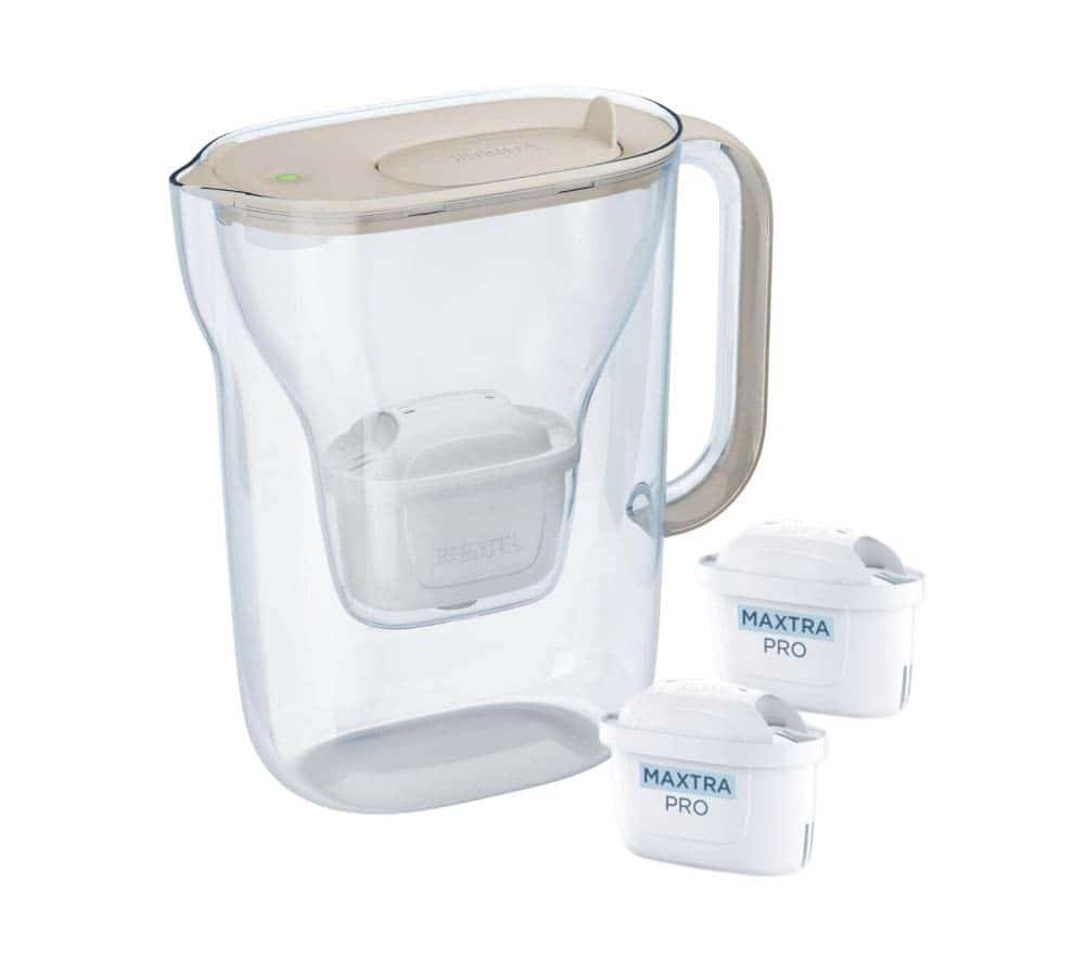 Dzbanek filtrujący Brita Style Essential+2 wkłady MaxtraPro PP (2,4l; piaskowy)