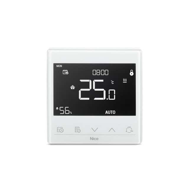 Termostat do sterowania ogrzewaniem podłogowym Nice Warm-Control White