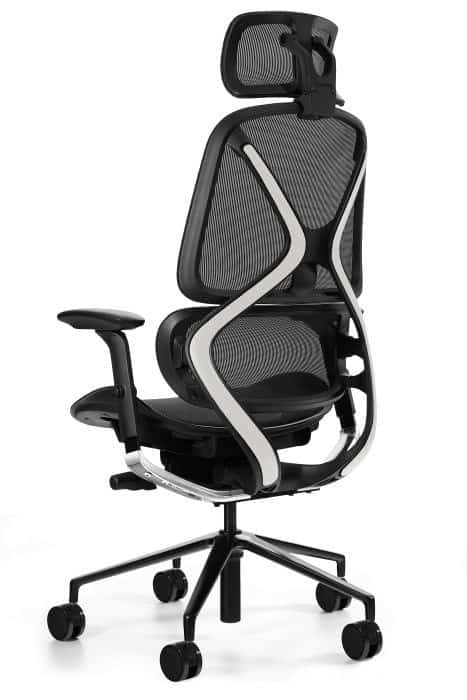 Fotel biurowy UNIQUE AREO HX-2501HB-BLACK-GY czarny/szary