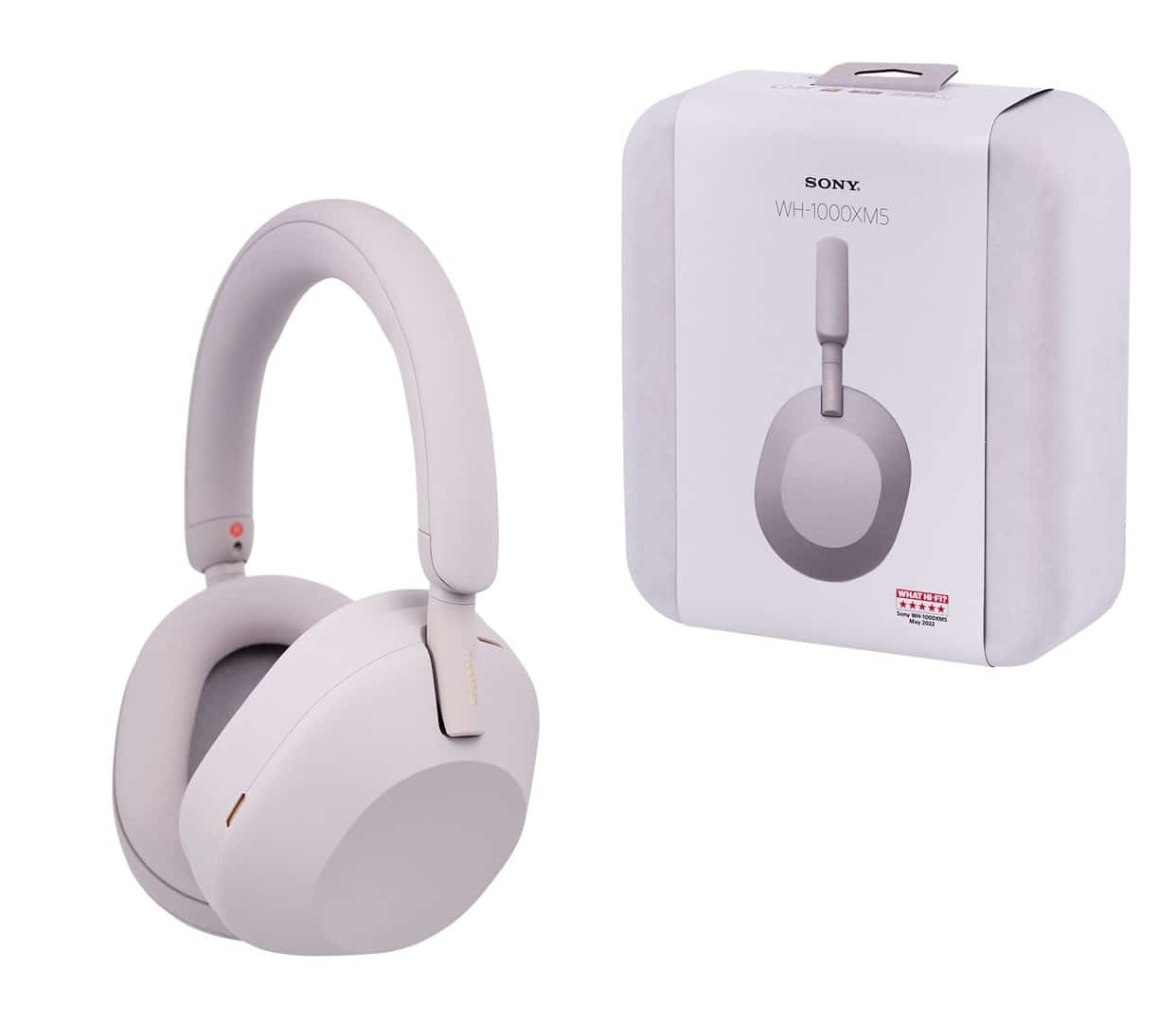 Słuchawki Sony WH-1000XM5 nauszne bluetooth srebrne