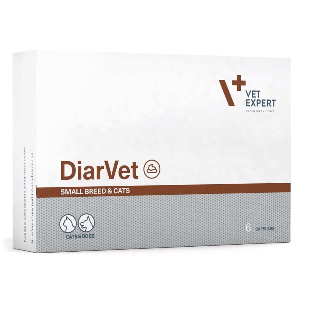 VetExpert Diarvet Small Breed and Cats 6 caps.