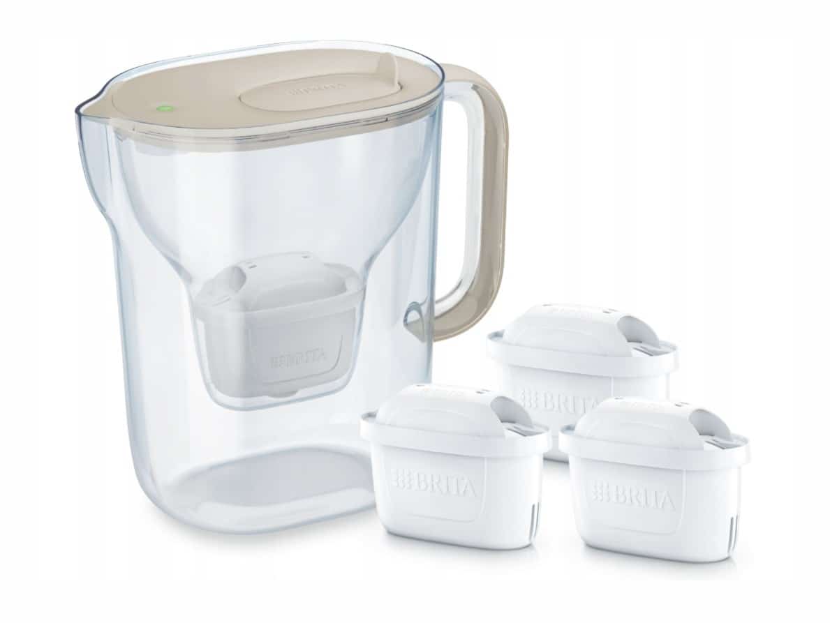Dzbanek Brita Essential XL+3 wkłady (piaskowy)