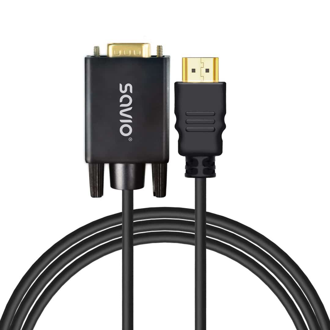 SAVIO KABEL/ADAPTER HDMI (M) - VGA (M) CL-197