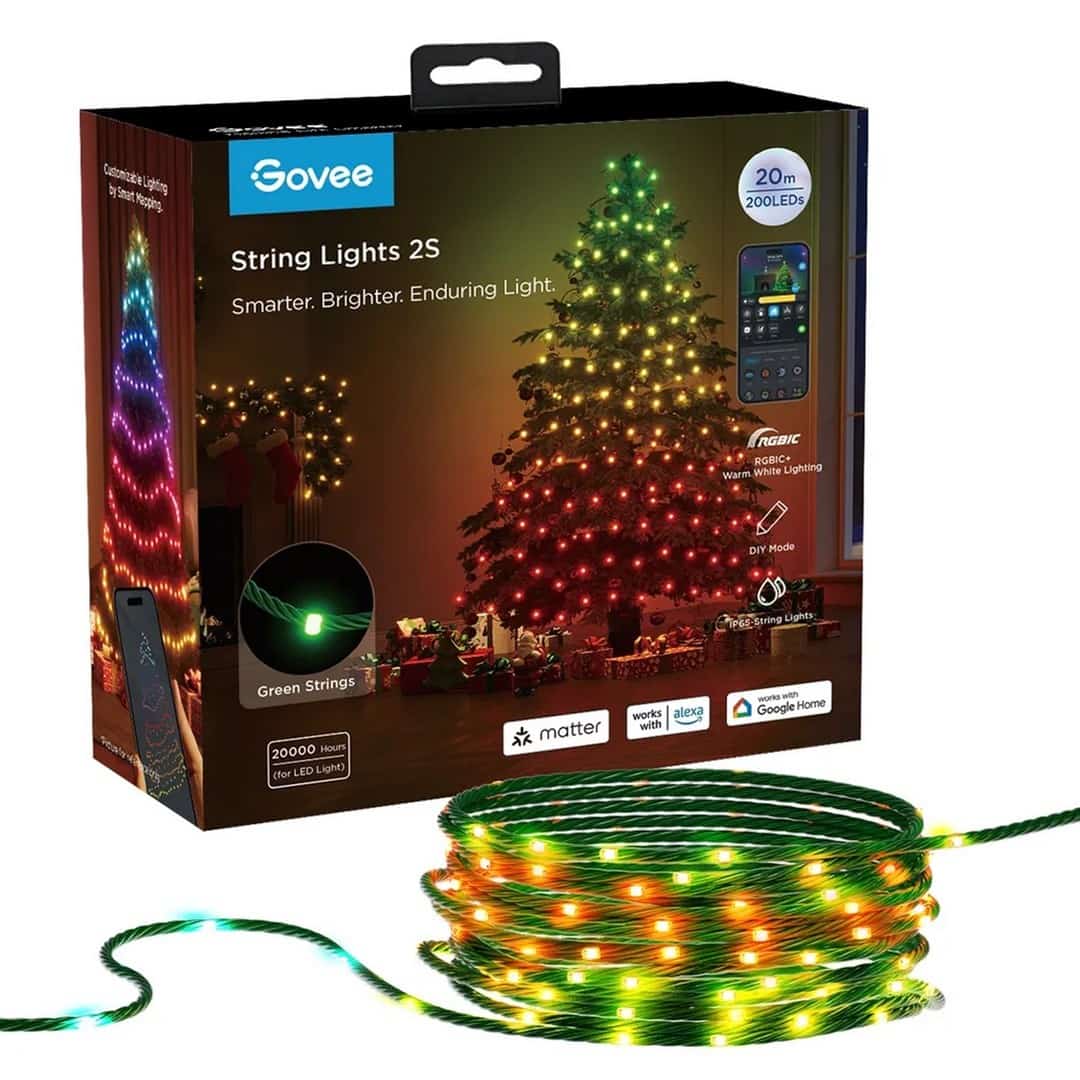 Govee Oświetlenie LED Christmas String Lights 2S 20m H80C4C41