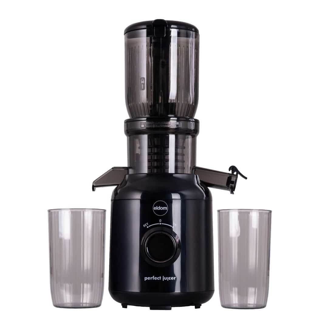 ELDOM WYCISKARKA WOLNOOBROTOWA PJ350 250 W CZARNA DWA FILTRY NOWEJ GENERACJI HEAVY PRESS