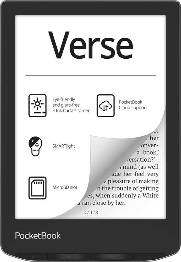 Czytnik E-booków PocketBook Verse 629 6" 8GB Wi-Fi Szary (OUTLET)