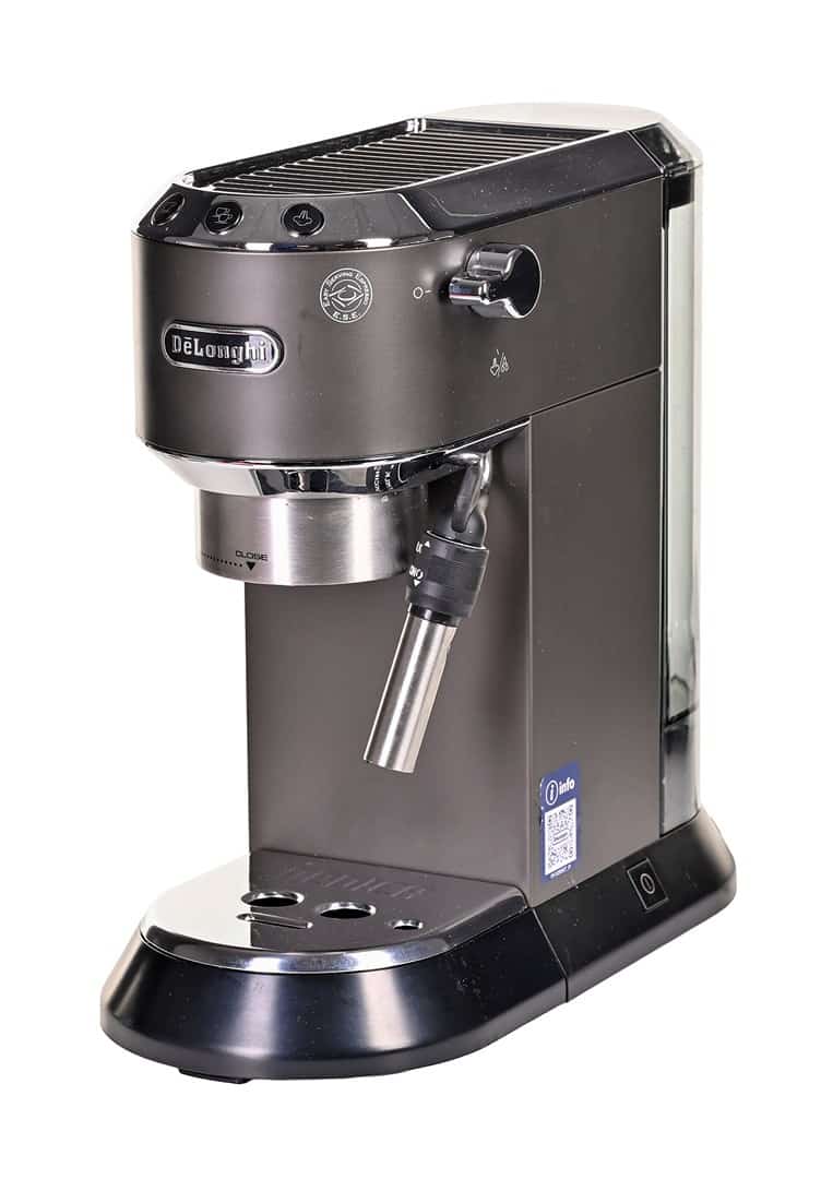Ekspres ciśnieniowy DeLonghi Dedica Style EC 685.BK (1350W; kolor czarny) (OUTLET)