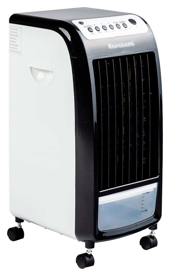 Klimator przenośny Ravanson KR-2011 (75W; 3 prędkości, przepływ powietrza: 444 m3/h, pilot, timer)
