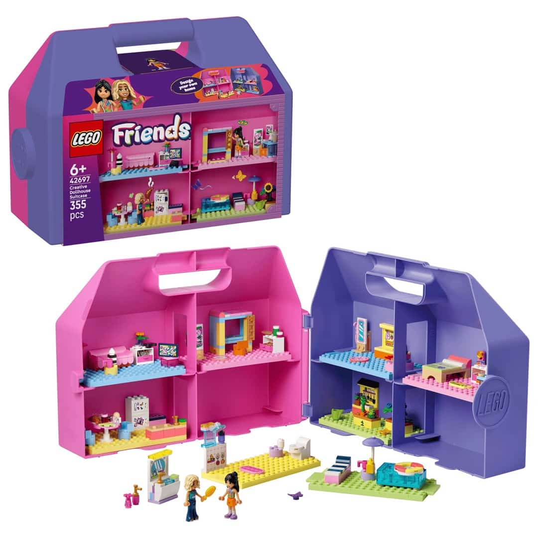 LEGO Friends 42697 - Kreatywna walizka z domkiem dla lalek