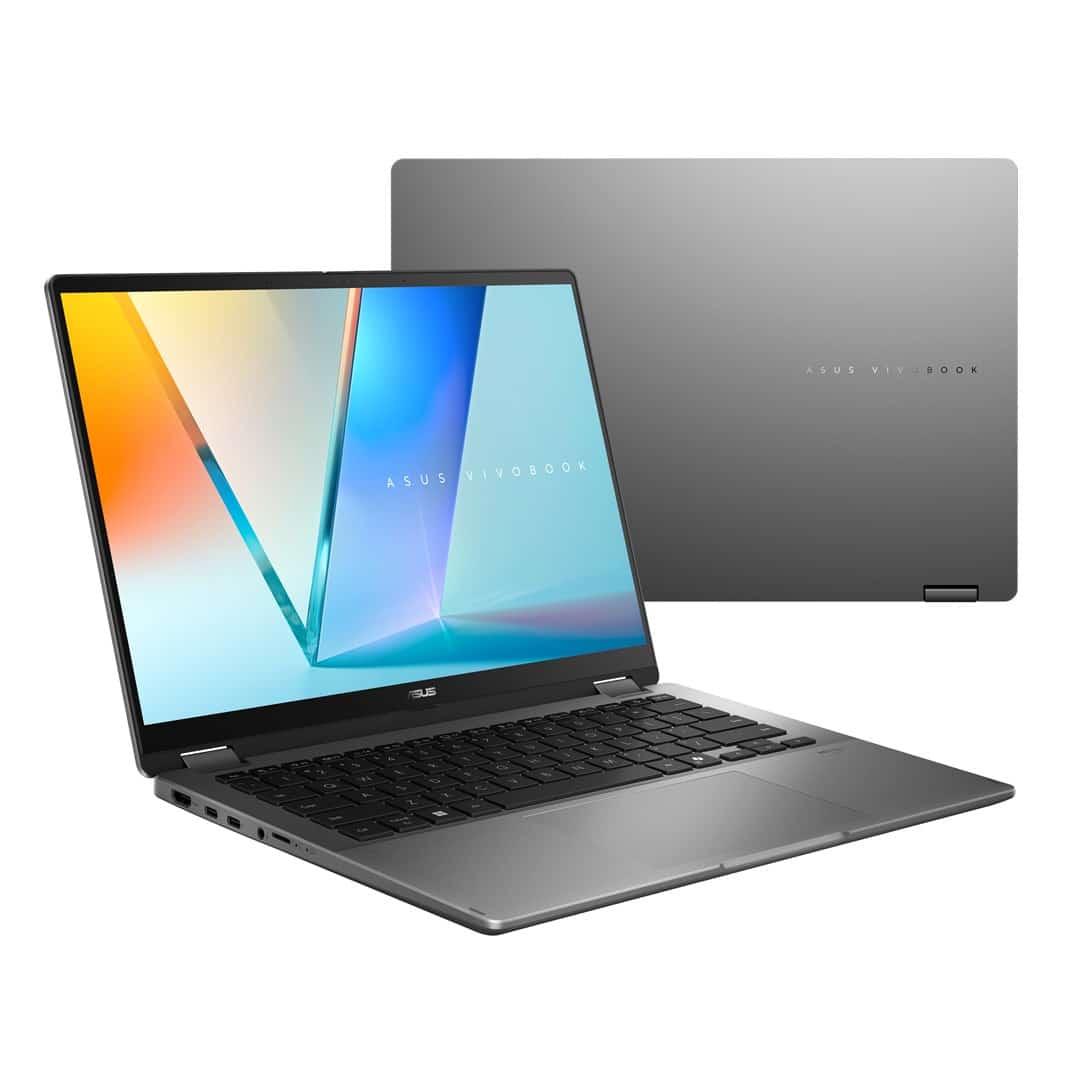 ASUS Vivobook 14 Flip TP3407SA-SG146W Ultra 5 226V 14.0"WUXGA 60Hz 300nits AG 16GB LPDDR5X SSD512 Intel Arc Graphics CamFHD 70WHrs Win11 Matte Gray
