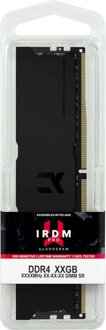 GOODRAM DDR4 IRP-K3600D4V64L18/32GDC 32GB Dual Channel 3600MHz 18-22-22 Deep Black (OUTLET)