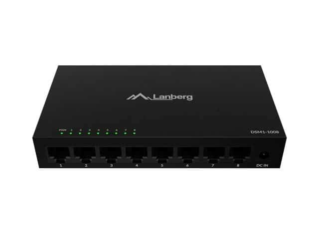 LANBERG SWITCH DSM1-1008 8X1GB/S NIEZARZĄDZALNY
