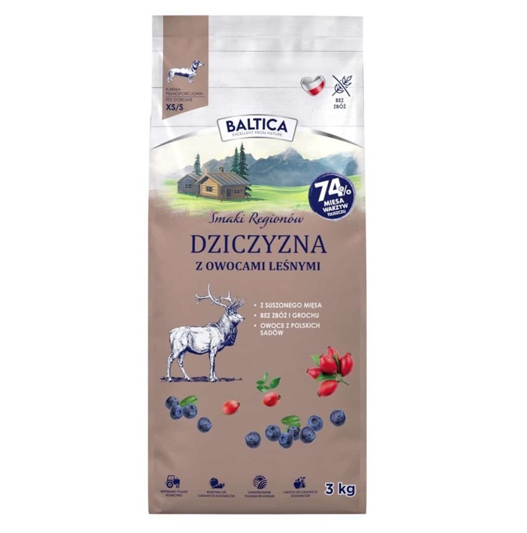 BALTICA SR Adult Dziczyzna owoce leśne XS/S 3kg