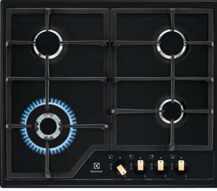 Płyta gazowa Electrolux EGS6436RK (4 pola grzejne; kolor czarny) (WYPRZEDAŻ)