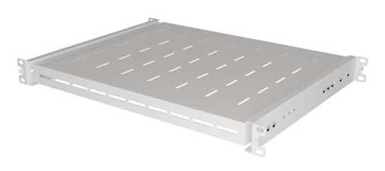 LANBERG WYSUWANA PÓŁKA DO SZAF RACK 19" 350MM SZARA (1U/445X350MM UDŹWIG DO 35KG, MONTAŻ 4PUNKTOWY)