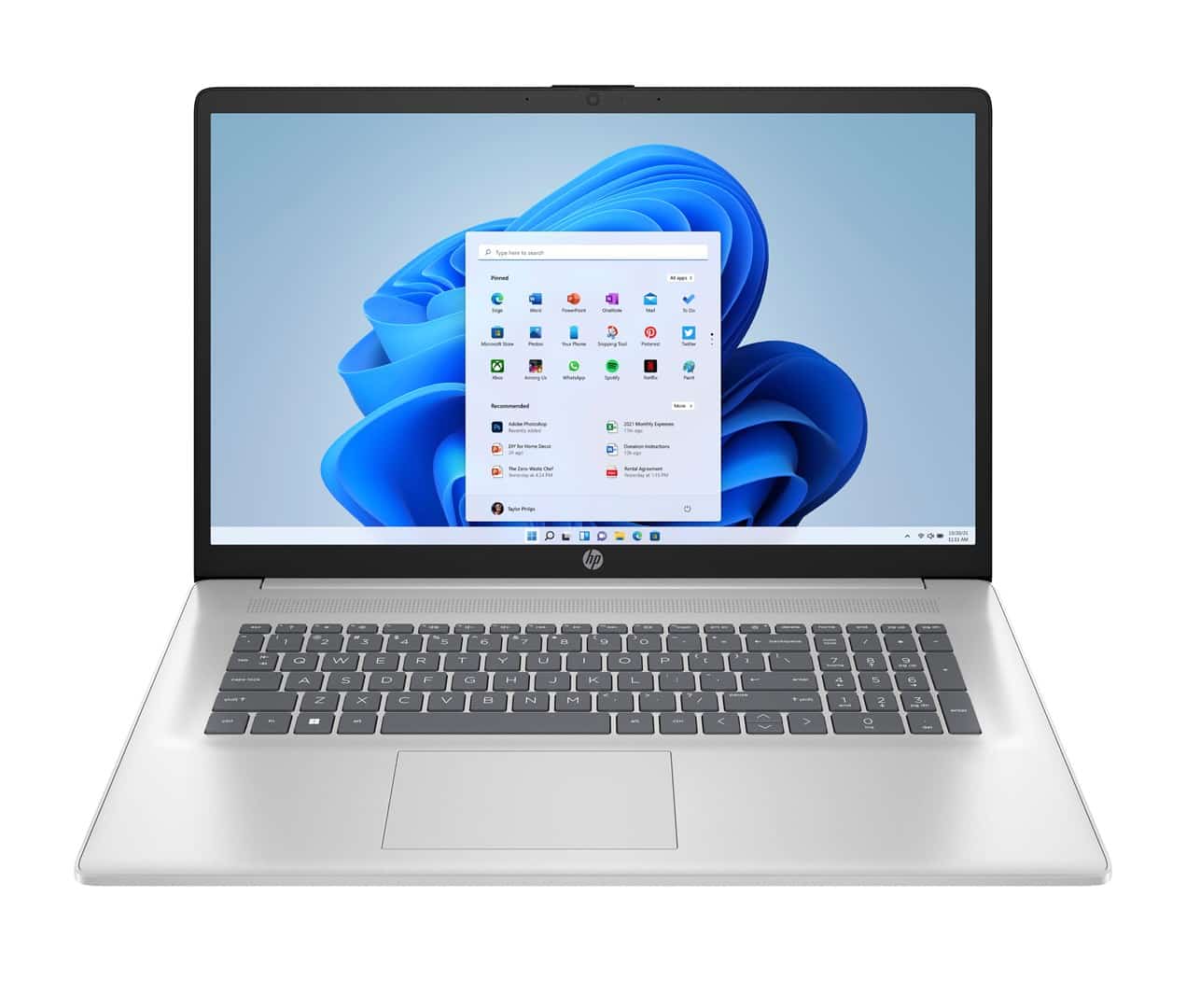 HP 17-cn4006nw Core 7 150U 17.3"FHD IPS 300nits AG 16GB DDR4 SSD1TB Intel Graphics Cam1080p 41Wh Win11 Natural Silver 2Y