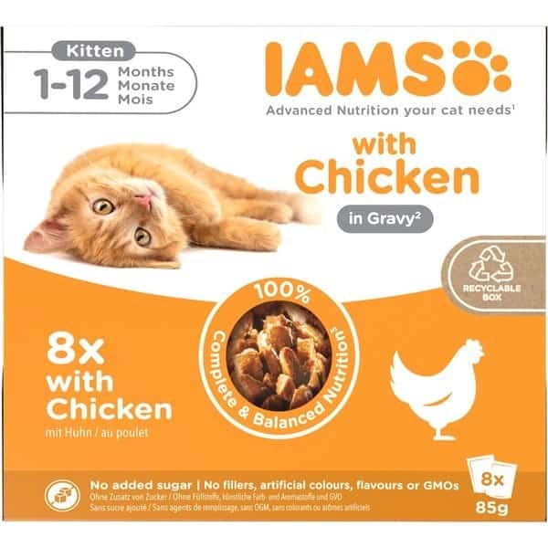 IAMS Delights Kitten in Gravy 8x85g