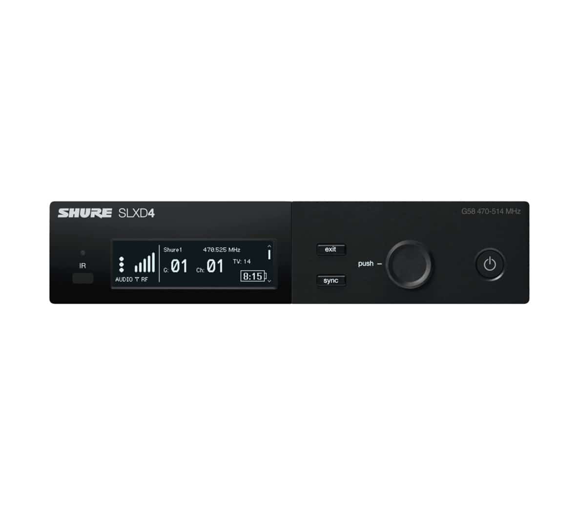 Shure SLXD4E=-G59 - Odbiornik pojedynczy cyfrowy