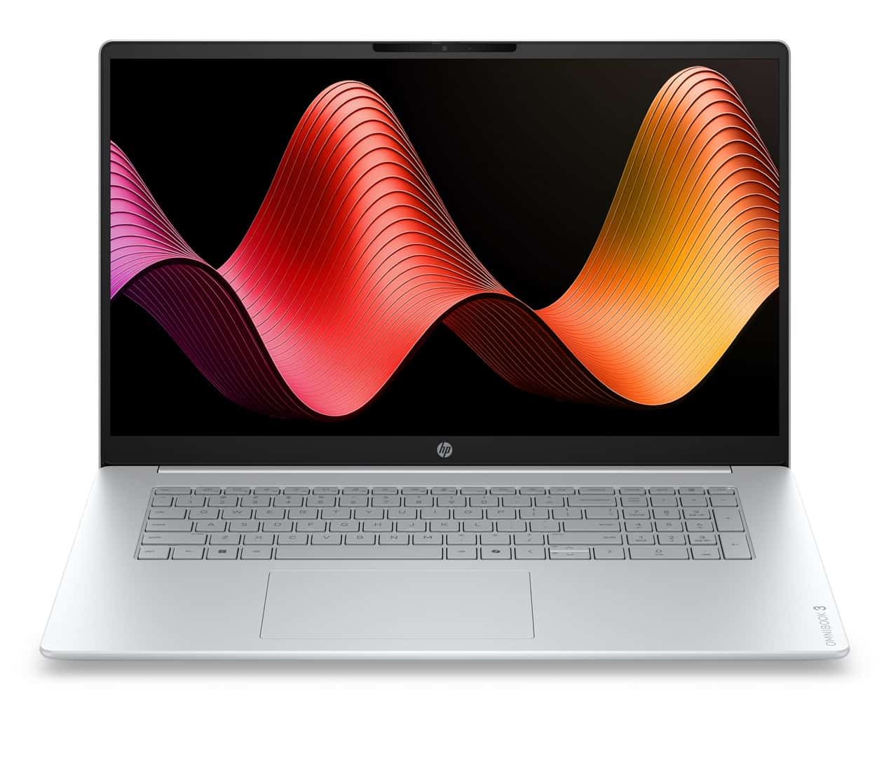 HP OmniBook 3 17-dp0006nwx Ryzen 5 40 17.3"FHD IPS 300nits AG 8GB LPDDR5 SSD256 Radeon 610M Graphics Cam1080p 41Wh NoOS Glacier Silver 2Y