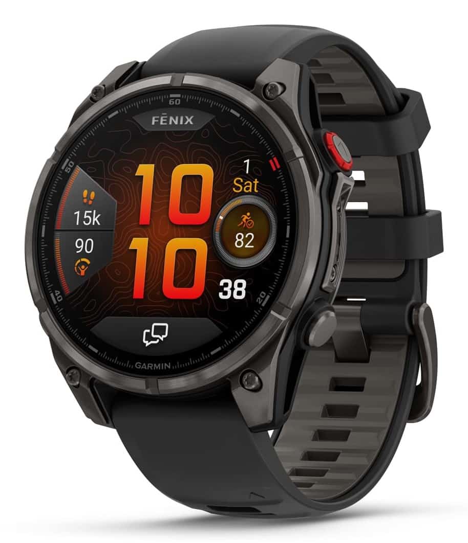 Zegarek sportowy Garmin fenix 8 PRO 47mm AMOLED Sapphire Carbon Gray