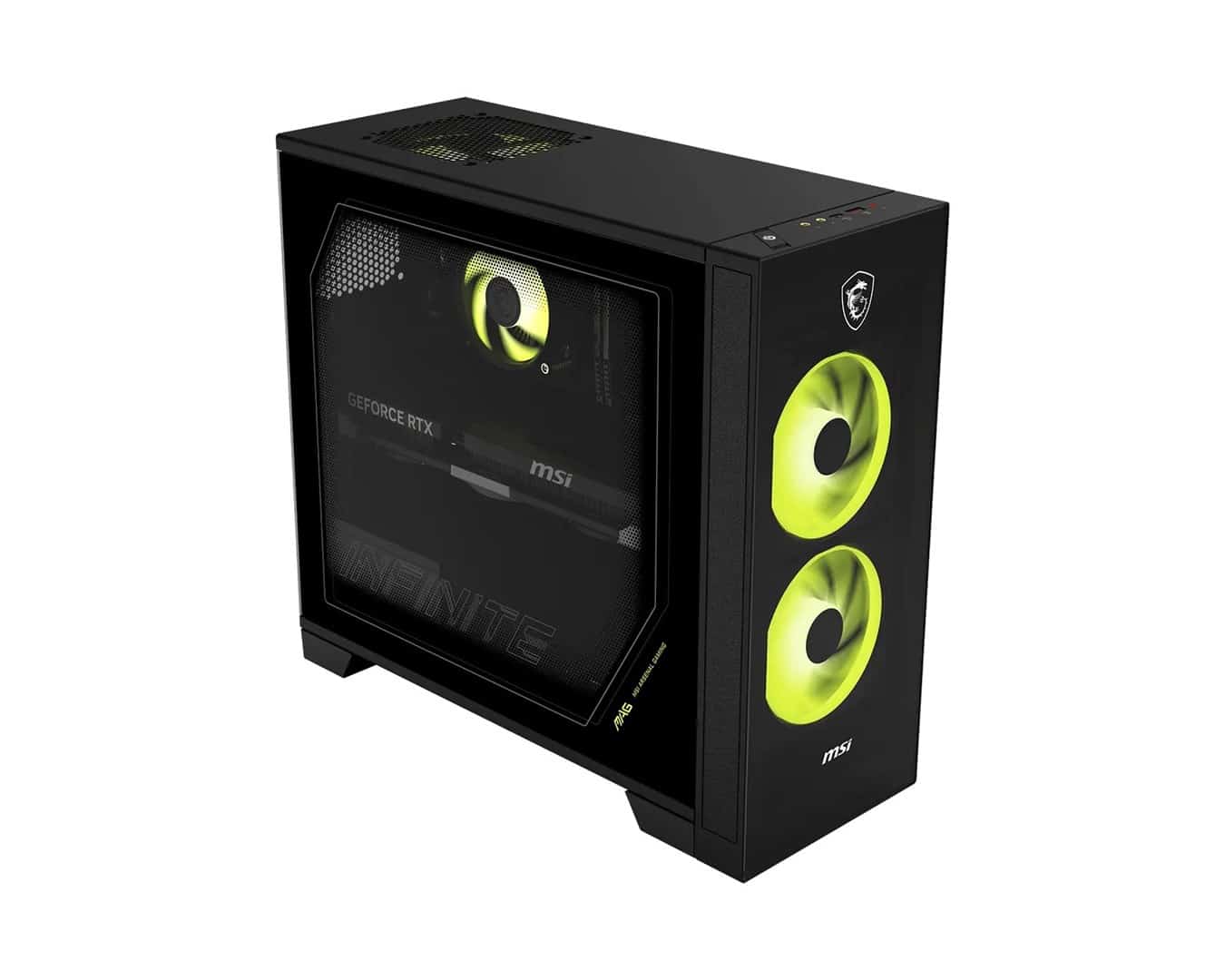 MSI MAG Infinite S AI 2NVL5-012XEU Core Ultra 5 225F 16GB DDR5 SSD1TB GeForce RTX 5060 8G VENTUS 2X OC V1 AW-XB560NF (WIFI 6E) Bluetooth 5.3 500W noOS Black 2Y