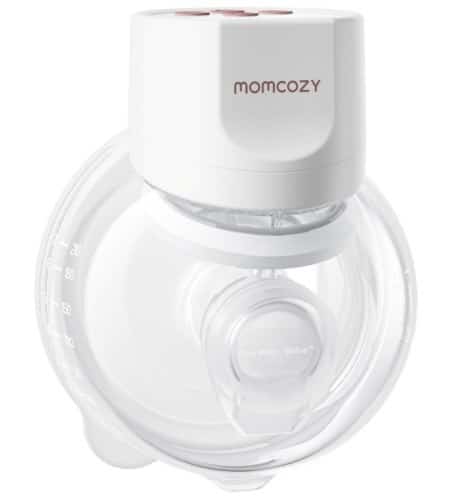 MOMCOZY S12 PRO+ noszony laktator biały – pojedynczy zestaw
