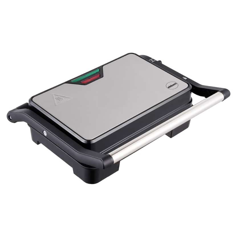 ELDOM GRILL KONTAKTOWY GK110 800W CZARNO-SREBRNY