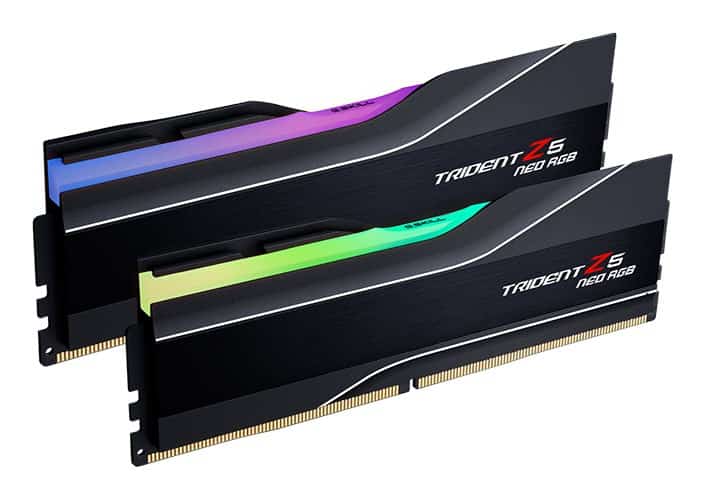 G.SKILL TRIDENT NEO AMD RGB DDR5 2X48GB 6000MHZ CL26 BLACK F5-6000J2636H48GX2-TZ5NR
