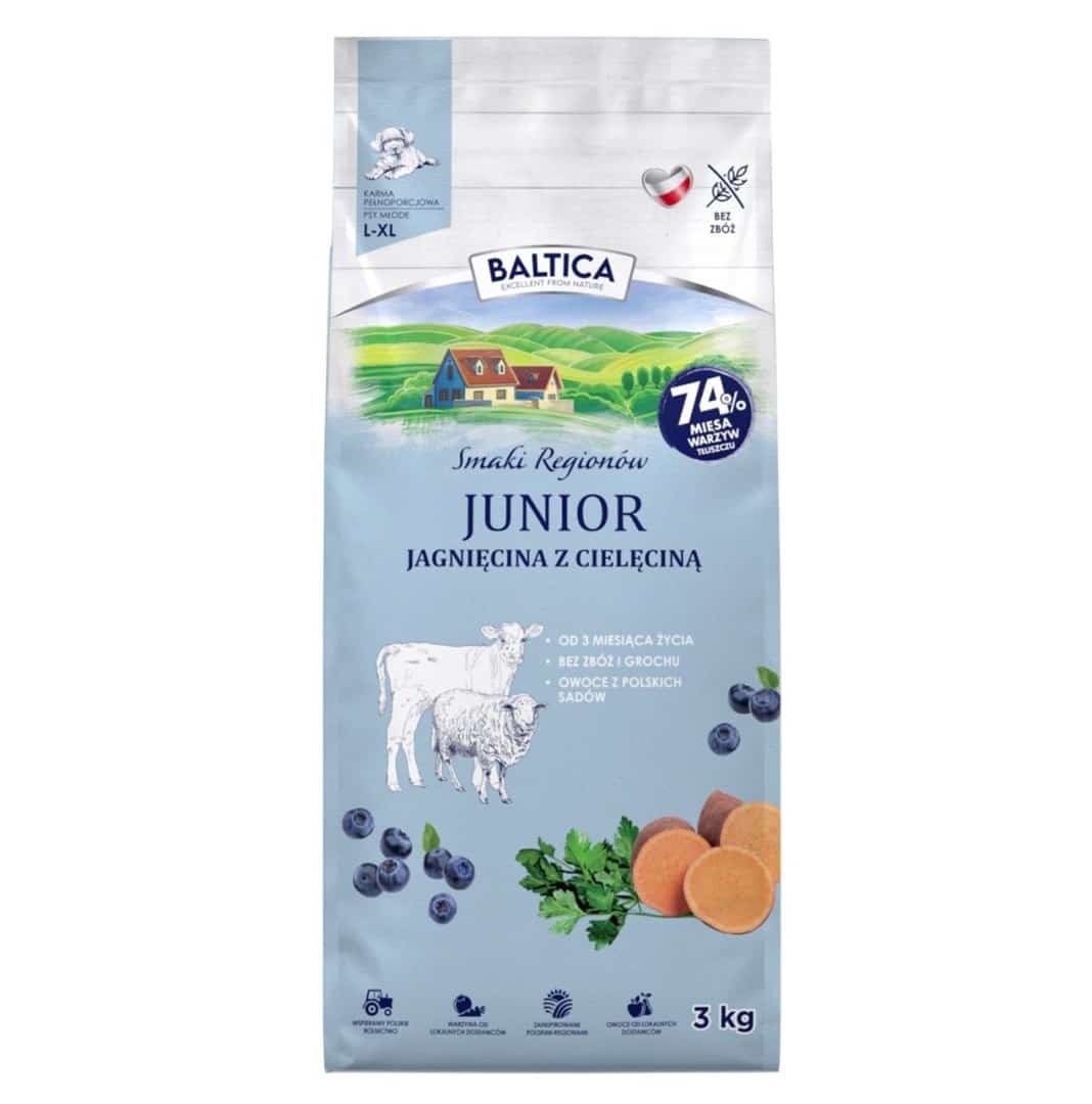 BALTICA SR Junior Jagnięcina z Cielęciną 3kg