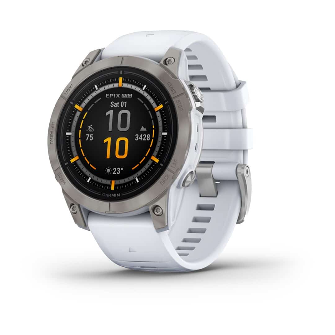 Zegarek sportowy Garmin Epix Pro Gen 2 Sapphire 47mm Titanium Whitestone