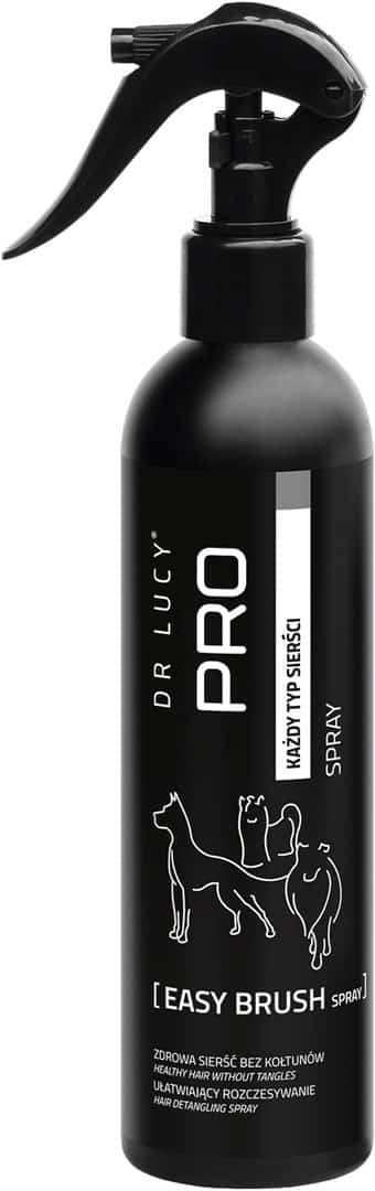 DR LUCY - PRO EASY BRUSH SPRAY 250 ML - SPRAY UŁATWIAJĄCY ROZCZESYWANIE SIERŚCI PSÓW I KOTÓW