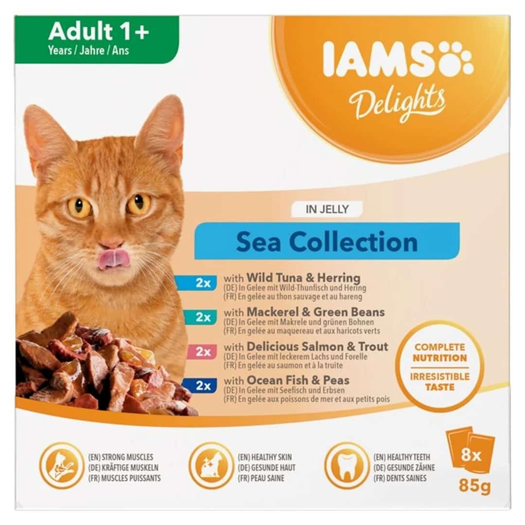 IAMS Delights Adult Sea in Jelly 8x85g