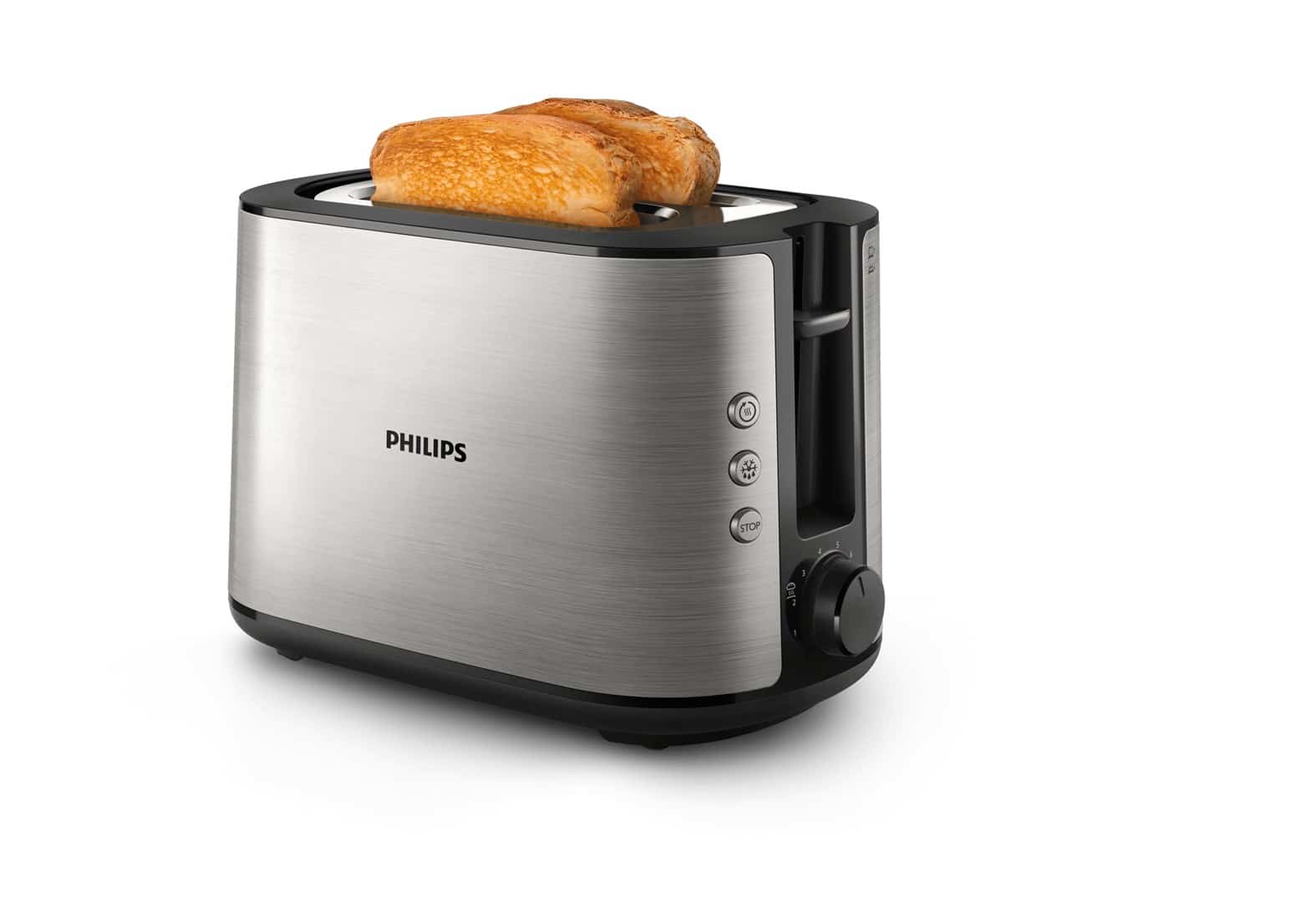 Toster Philips Viva Collection HD2650/90 (950W; kolor srebrny)