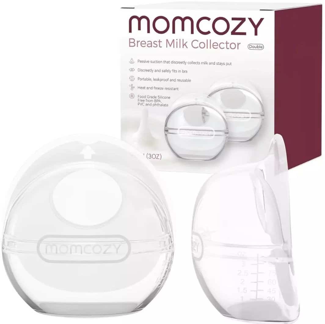 Laktator ręczny Momcozy, 90 ml, zestaw 2 sztuki