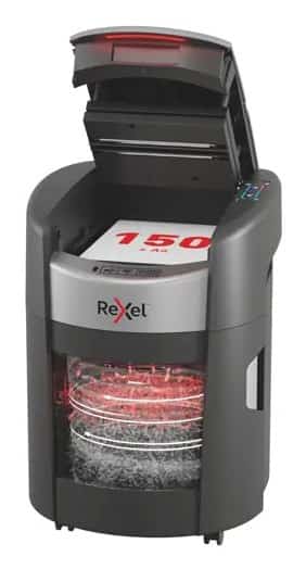 Niszczarka Rexel ShredMax AutoFeed+ 150M, P5, 150 kartek, 15 l kosz