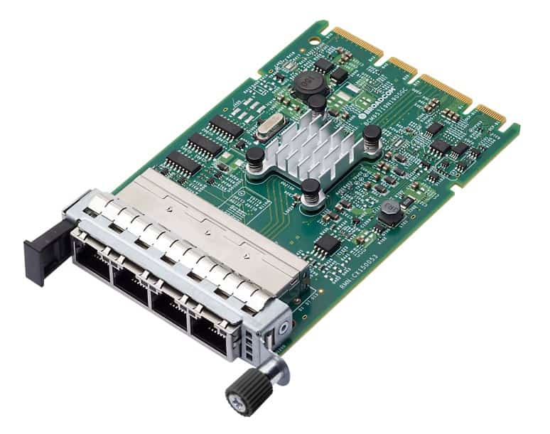 Broadcom karta siecowa 4x1GbE RJ45 OCP 3.0 PCIe 3.0 x4 BCM95719N1905C