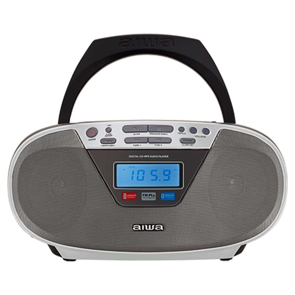 AIWA boombox BBTU-400SL CD/FM RDS/USB/BT srebrny