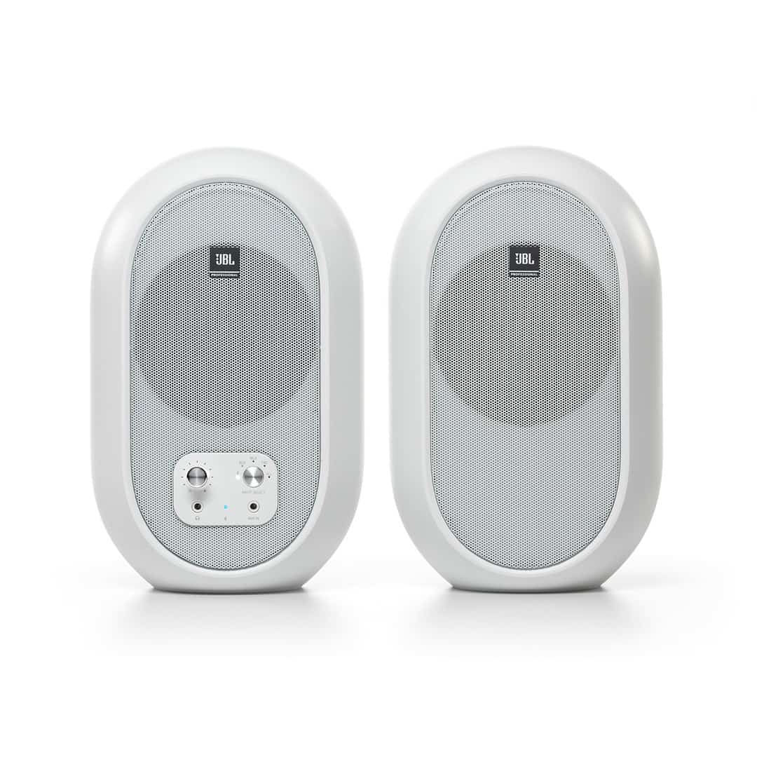JBL 104 Set-BT White - koaksjalne monitory z Bluetooth, białe 013-17-190