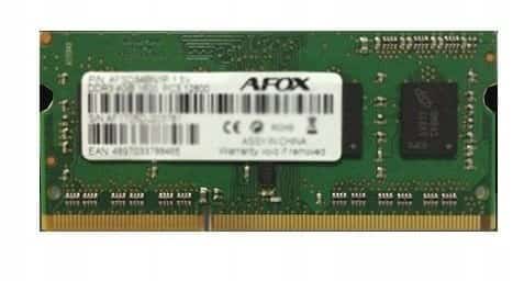 AFOX SO-DIMM DDR3 8GB 1866MHZ AFSD38CK1P