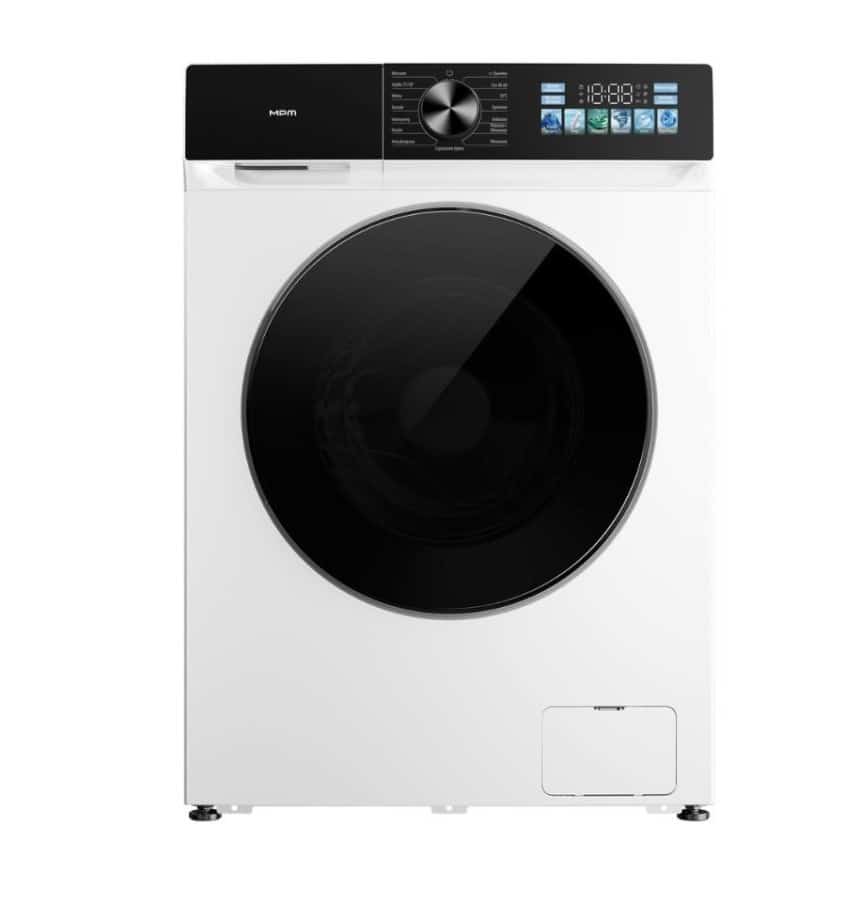 Pralka automatyczna MPM-5914-PT-51, poj. 9kg, szer 60cm, silnik inwenterowy, 15 programów głównych, biała z czarnymi elementam